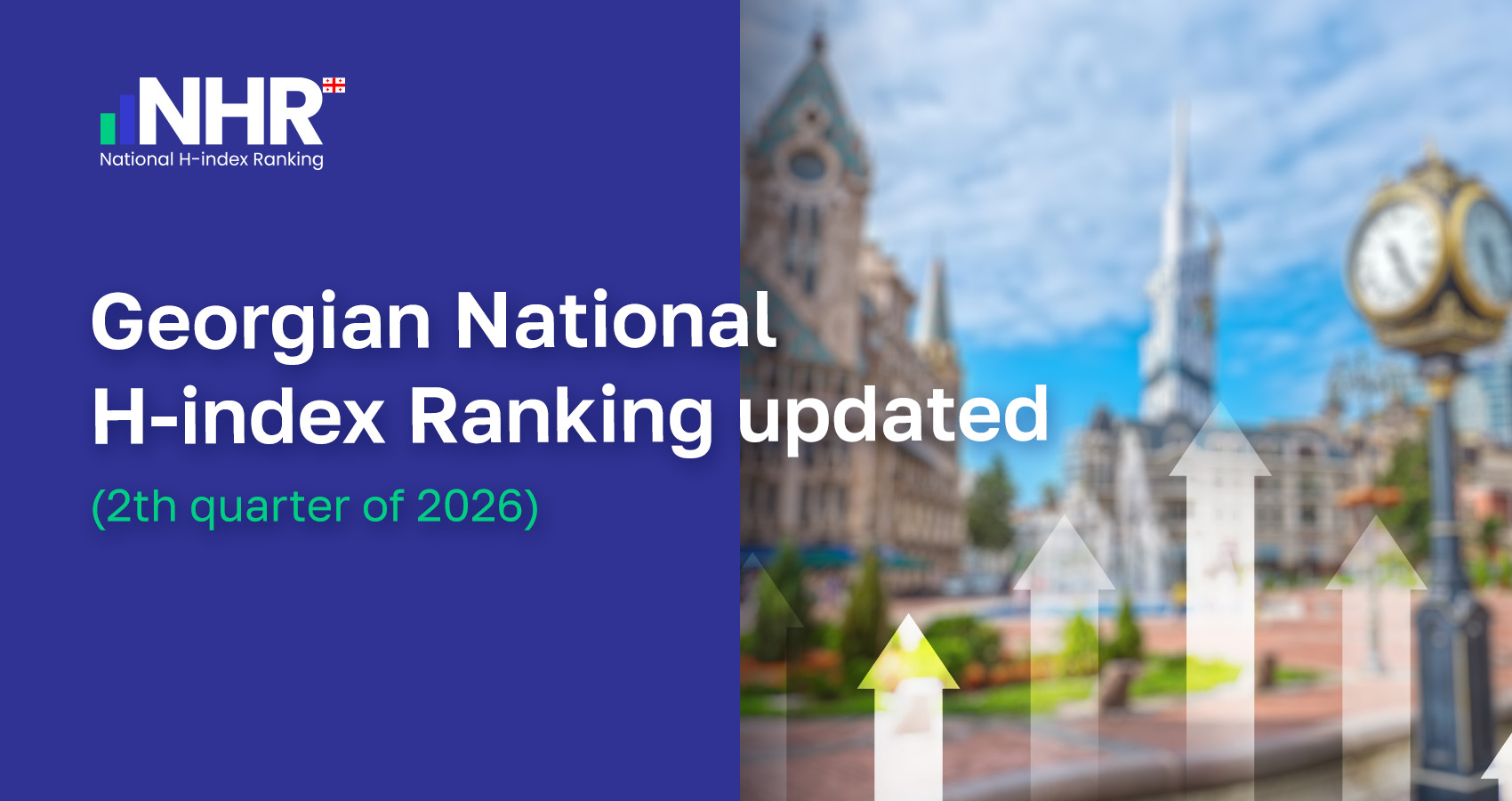 Georgian National H-index Ranking updated (2th quarter of 2026)